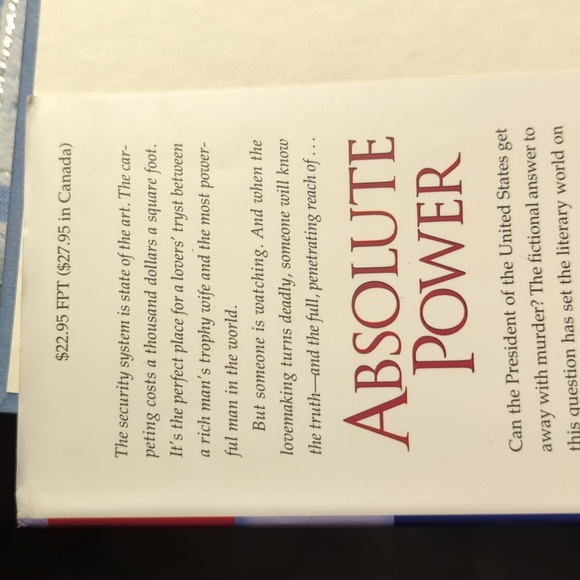 Novel by David Baldacci "Absolute Power" - Picture 3 of 4